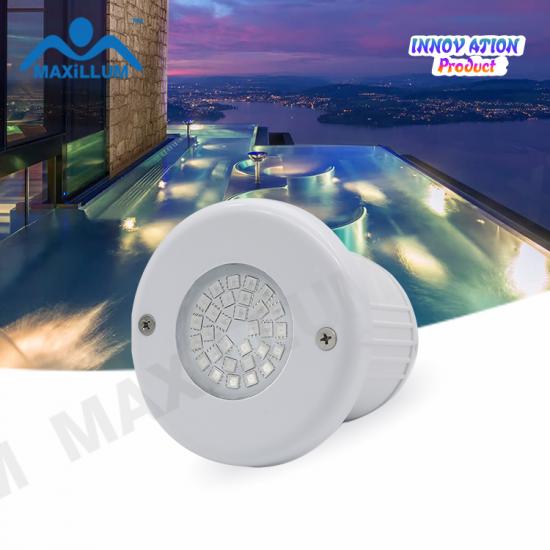 Small ABS plastic pool light RGB 10watt 12Vac inner control