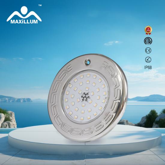 SS316 face plate Preset swimming pool light whole set with RGB color